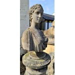Lady Bust On Plinth SOLD